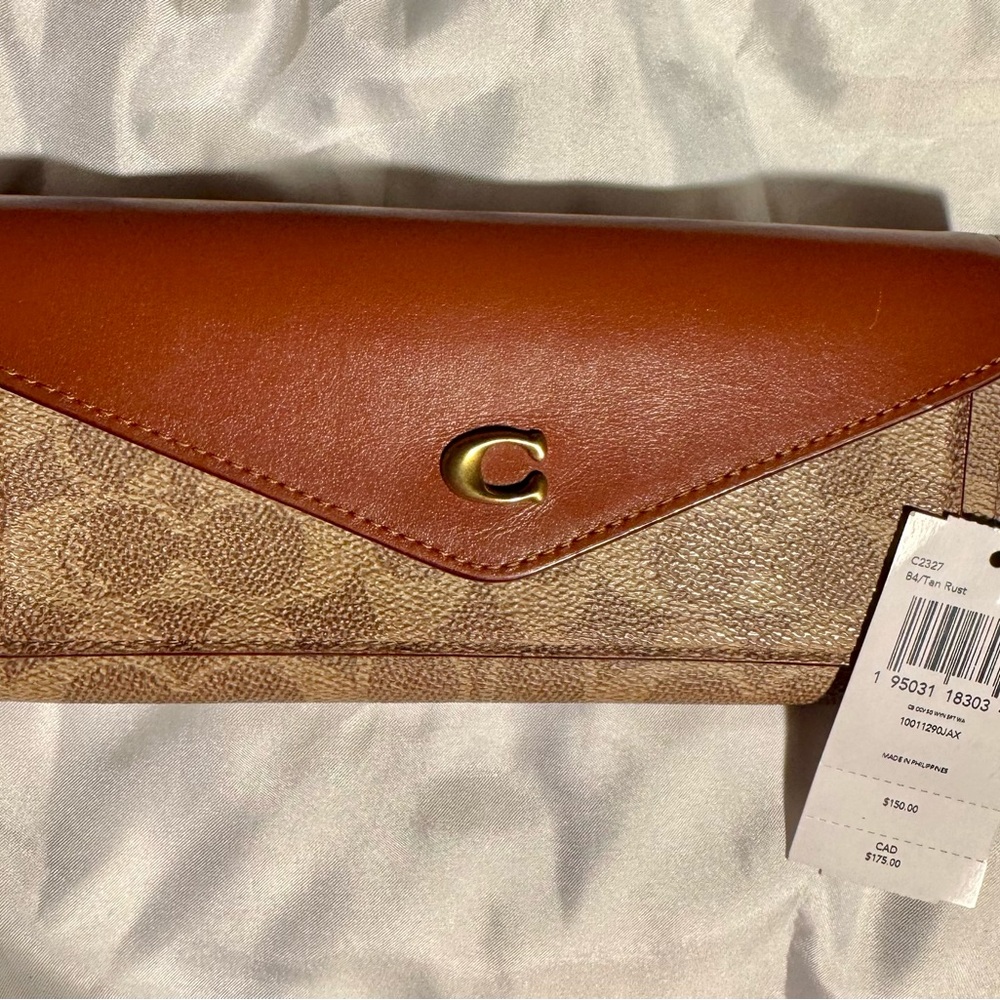 Coach Brown and Tan Wallet